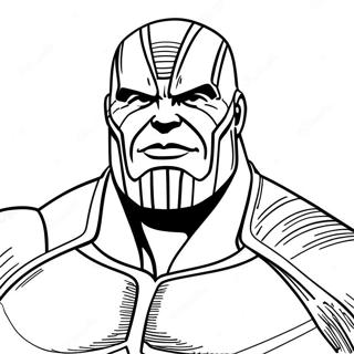 Thanos Coloring Page | Thanos 塗色頁