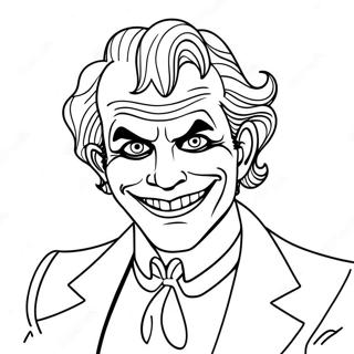 Smiling Joker Coloring Page | Joker 塗色頁