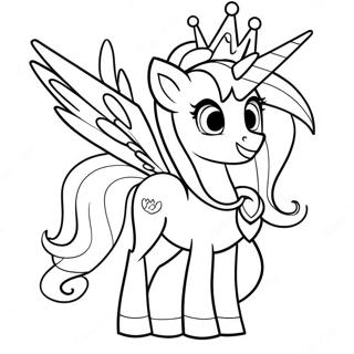 Princess Cadance Coloring Page | Princess Cadance 塗色頁