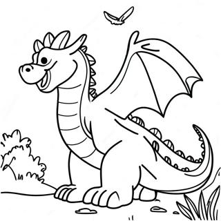 Pete's Dragon Coloring Page | Pete's Dragon 塗色頁