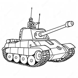 Tiger Tank Coloring Page | Tiger Tank 塗色頁