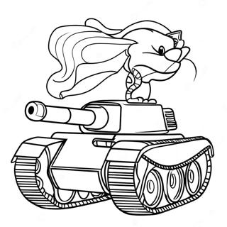 Realistic Tiger Tank Coloring Page | Tiger Tank 塗色頁