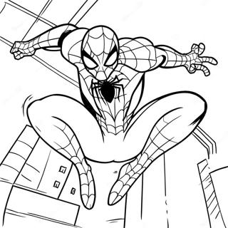 Venomous Symbiote Spiderman Coloring Page | Symbiote Spiderman 塗色頁