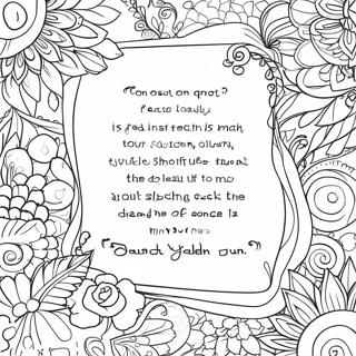 Teacher Inspirational Quotes Coloring Page