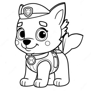 Skye Paw Patrol Coloring Page | Skye Paw Patrol 塗色頁