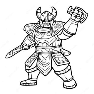 Lord Garmadon Epic Battle Coloring Page | Lord Garmadon 塗色頁