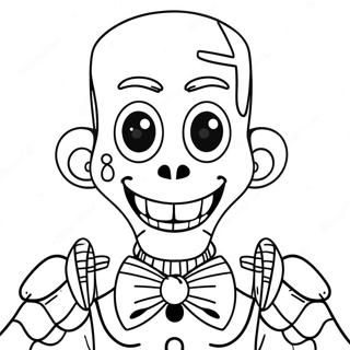Creepy Ennard Coloring Page | Ennard 塗色頁