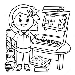 School Rules Coloring Page | School Rules 塗色頁