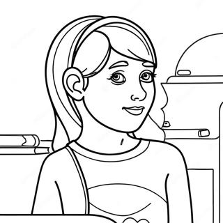 Respectful Student Coloring Page | School Rules 塗色頁