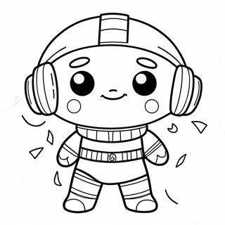 Cute Klombo Fortnite Coloring Page | Klombo Fortnite 塗色頁