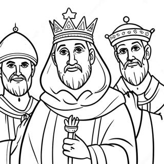 Wise Men Coloring Page | Wise Men 塗色頁