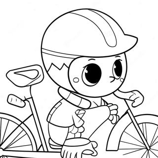 Bike Safety Awareness Coloring Page | Bike Safety 塗色頁