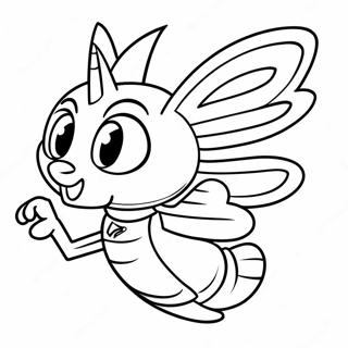 Charlotte Hornets Mascot Coloring Page | Charlotte Hornets 塗色頁