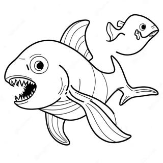 King Shark Coloring Page | King Shark 塗色頁