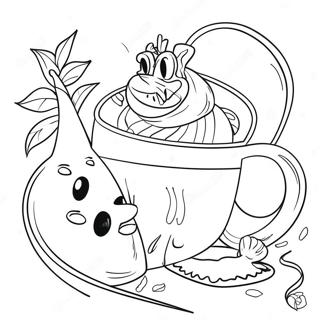 Disney Mystery Coloring Page