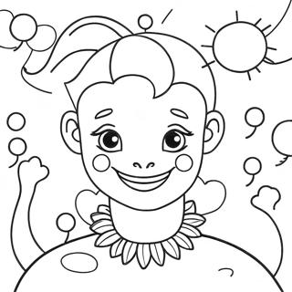 Bright and Colorful Make It Pop Coloring Page | Make It Pop 塗色頁