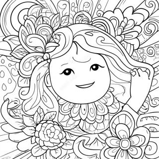 Colorful Please and Thank You Poster Coloring Page | Please and Thank You 塗色頁