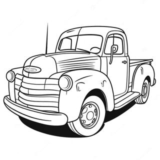 Pickup Truck Coloring Page | Pickup Truck 塗色頁