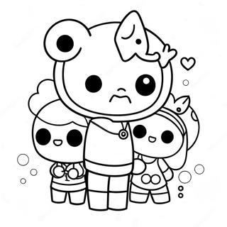 Tokidoki Characters Coloring Page | Tokidoki 塗色頁