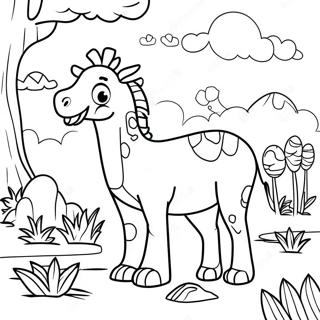 If I Ran the Zoo Coloring Page | If I Ran the Zoo 塗色頁