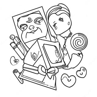 Charmed Coloring Page | Charmed 塗色頁