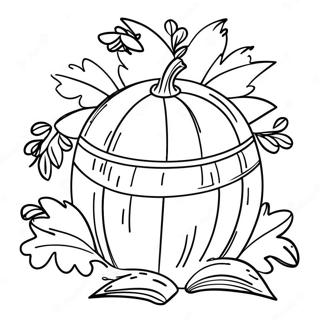 Fall Bible Coloring Page | Fall Bible 塗色頁
