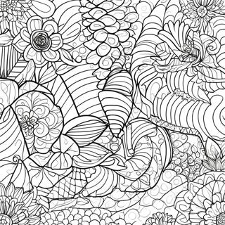 Tessellation Patterns Coloring Page
