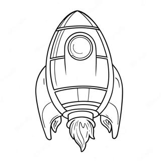 Lego Space Rocket Coloring Page | Lego Space 塗色頁