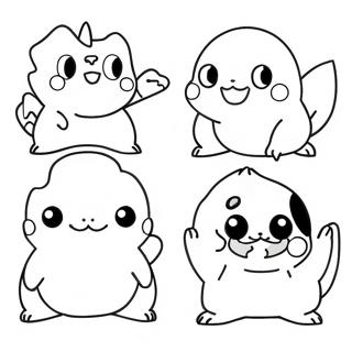 Pokemon Evolution Coloring Page | Pokemon Evolution 塗色頁