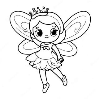 Sparkly Pinkalicious Fairy Coloring Page | Pinkalicious 塗色頁