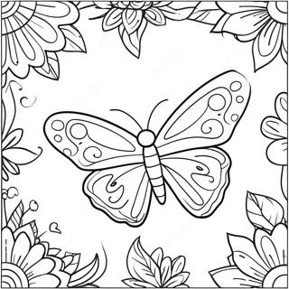 Butterfly Coloring Page | Butterfly Page 塗色頁