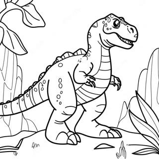 Indominus Rex Coloring Page