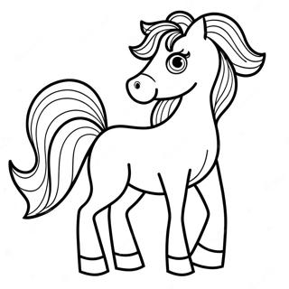 Baby Horse Coloring Page | Baby Horse 塗色頁