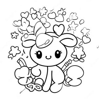 Colorful Lucky Charms Coloring Page