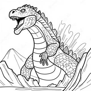 Shin Godzilla Coloring Page | Shin Godzilla 塗色頁