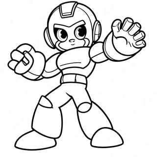 MegaMan Coloring Page | MegaMan 塗色頁