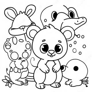 I Spy Colorful Animals Coloring Page | I Spy 塗色頁