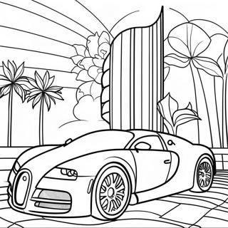 Bugatti Coloring Page | Bugatti 塗色頁