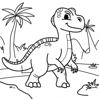Dinosaur Sheet Adventures Coloring Pages