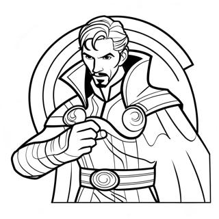 Doctor Strange Coloring Page | Doctor Strange 塗色頁