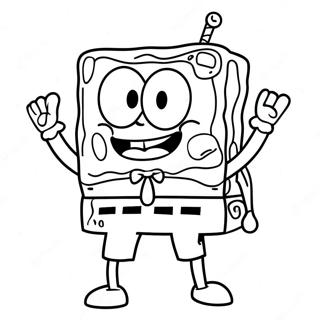 SpongeBob SquarePants Coloring Page