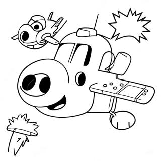 Super Wings Coloring Page | Super Wings 塗色頁