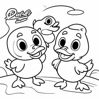 DuckTales Coloring Page | Ducktales 塗色頁