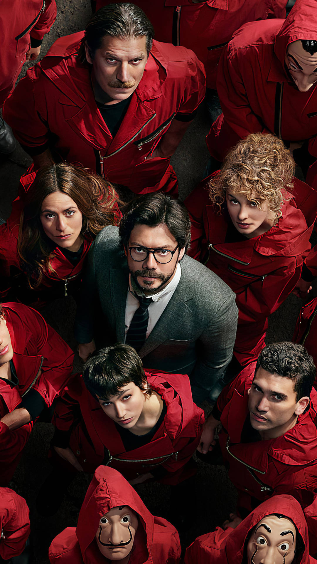 1080x1920 Money Heist 桌布