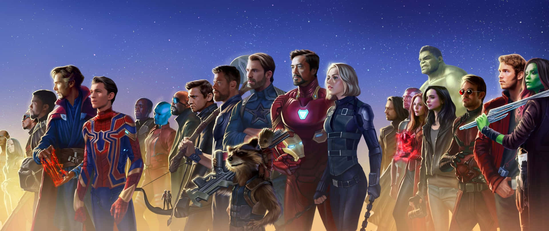 2560 X 1080 Marvel 桌布