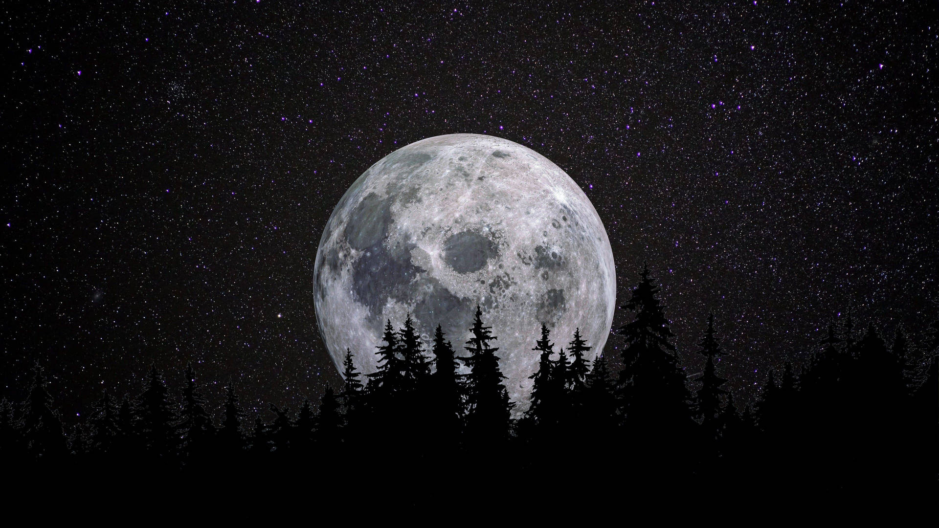 4K Moon 桌布
