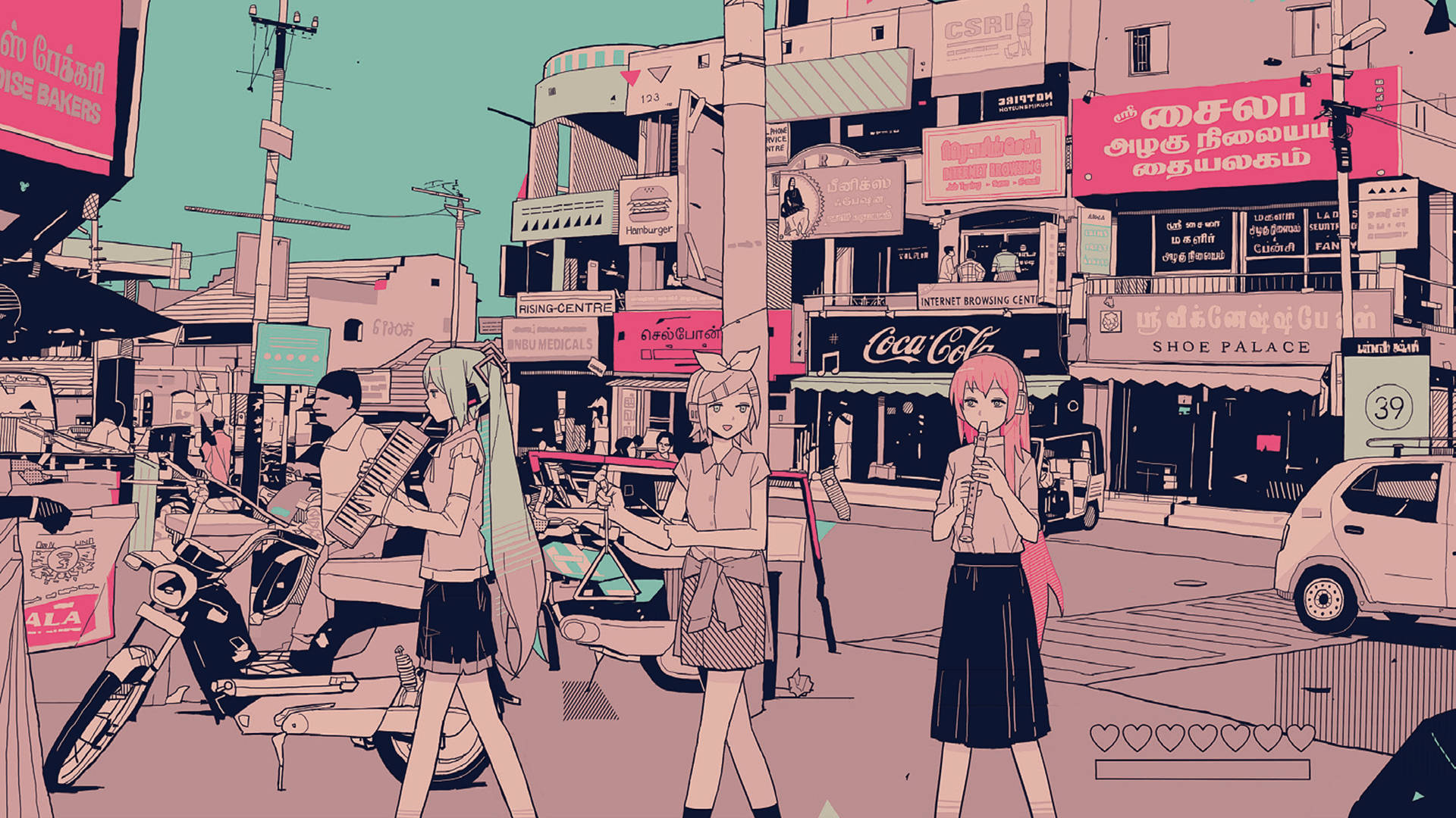 80s Anime Aesthetic 桌布