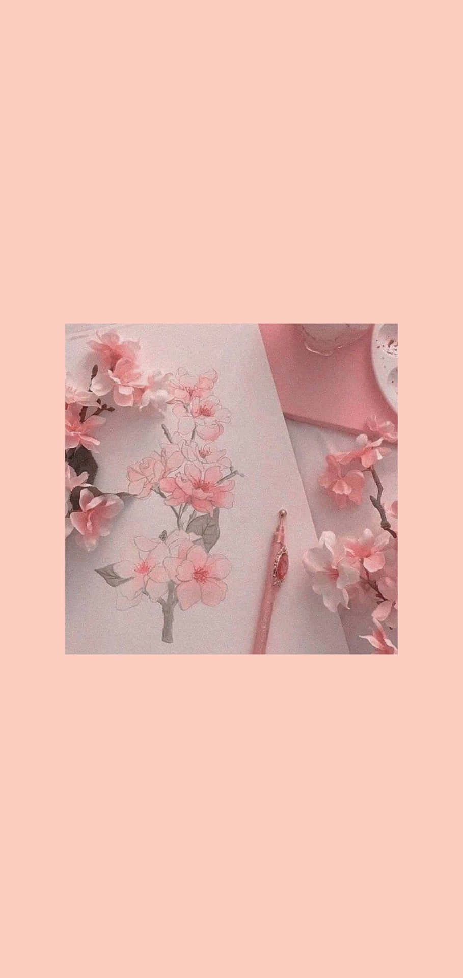 Aesthetic Cherry Blossom 桌布