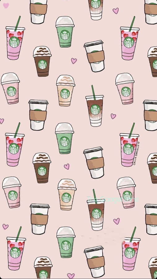 Aesthetic Starbucks 桌布