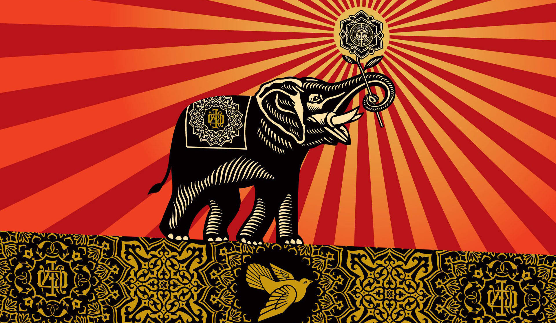 African Art 桌布